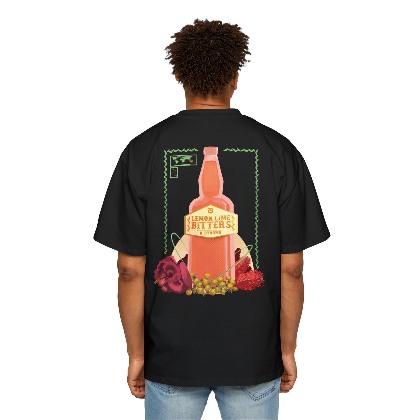 Premium 'BITTERS' Oversized Graphic T-shirt