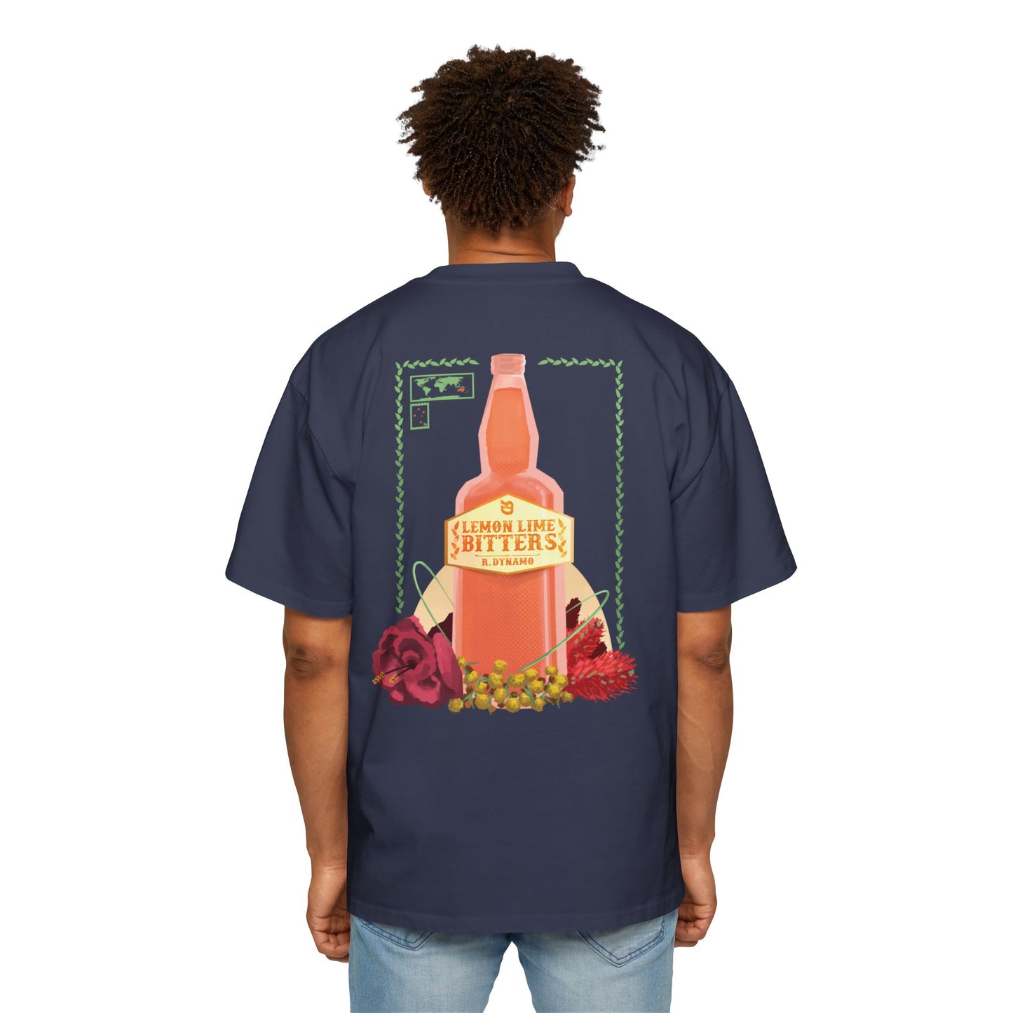 Premium 'BITTERS' Oversized Graphic T-shirt